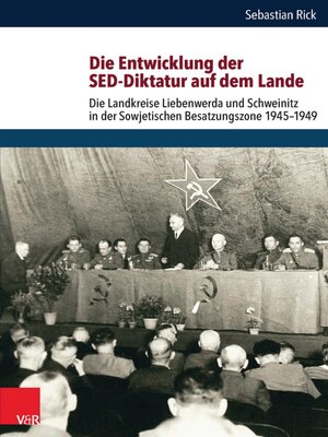 cover image of Die Entwicklung der SED-Diktatur auf dem Lande